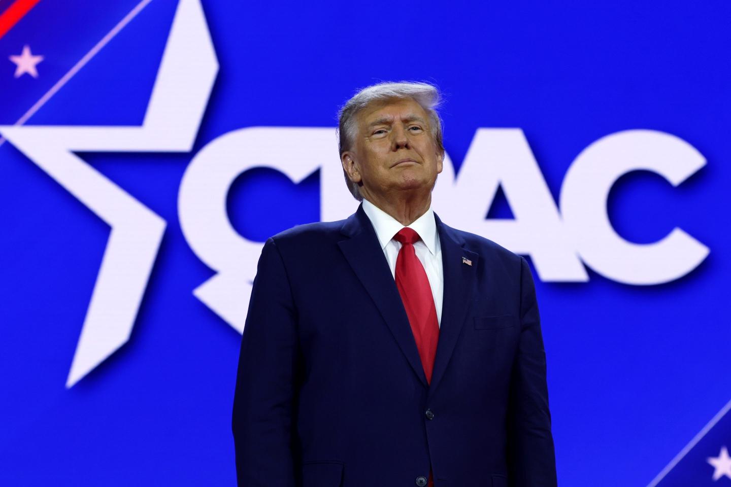 ‘I’M BACK!’: Donald Trump posts on Facebook for first time since he was banned two years ago