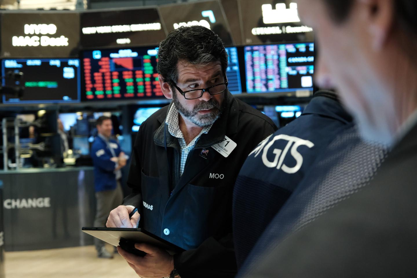 NYSE trader