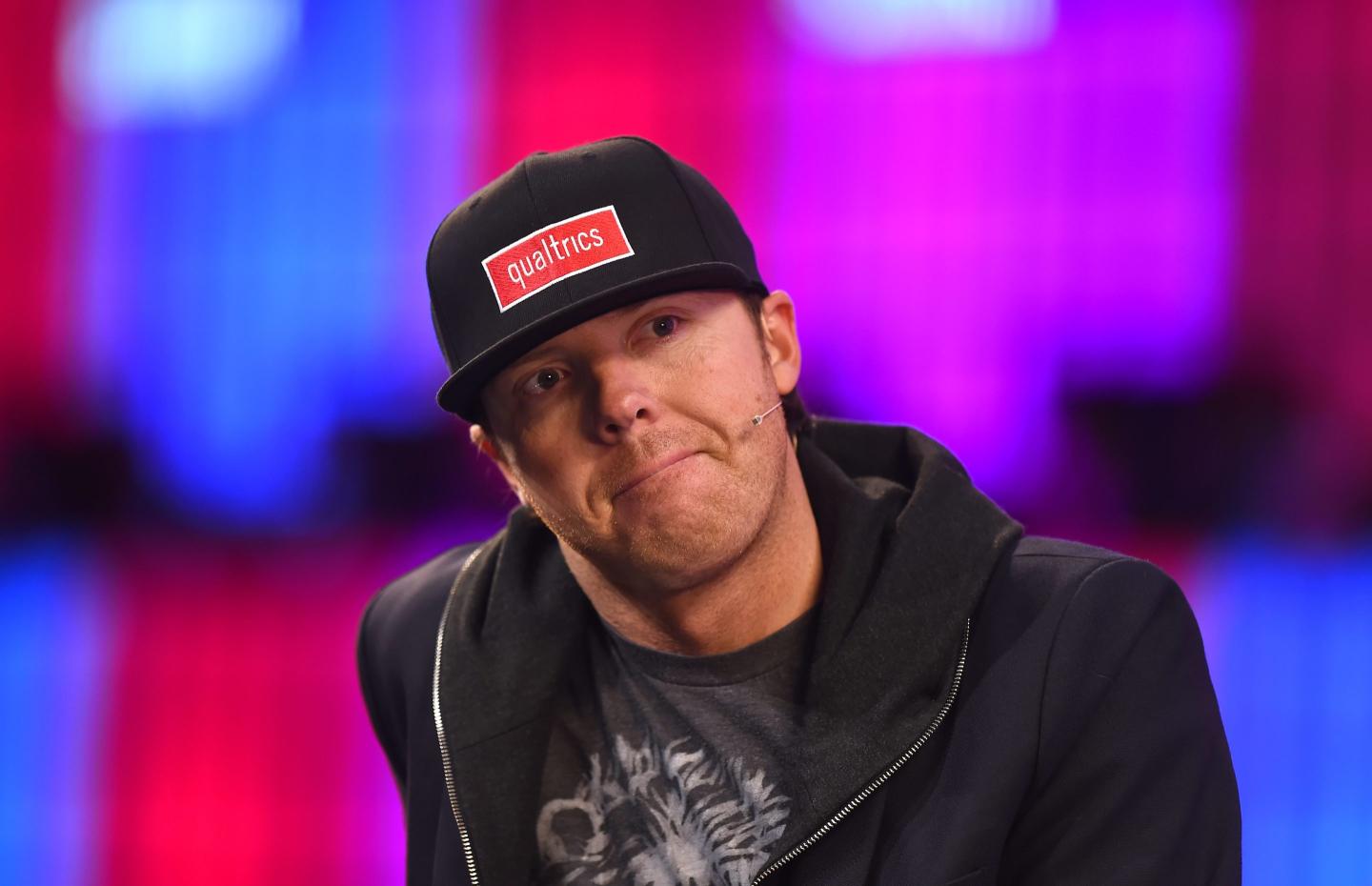 Ryan Smith of Qualtrics at the 2015 Web Summit in Dublin, Ireland.