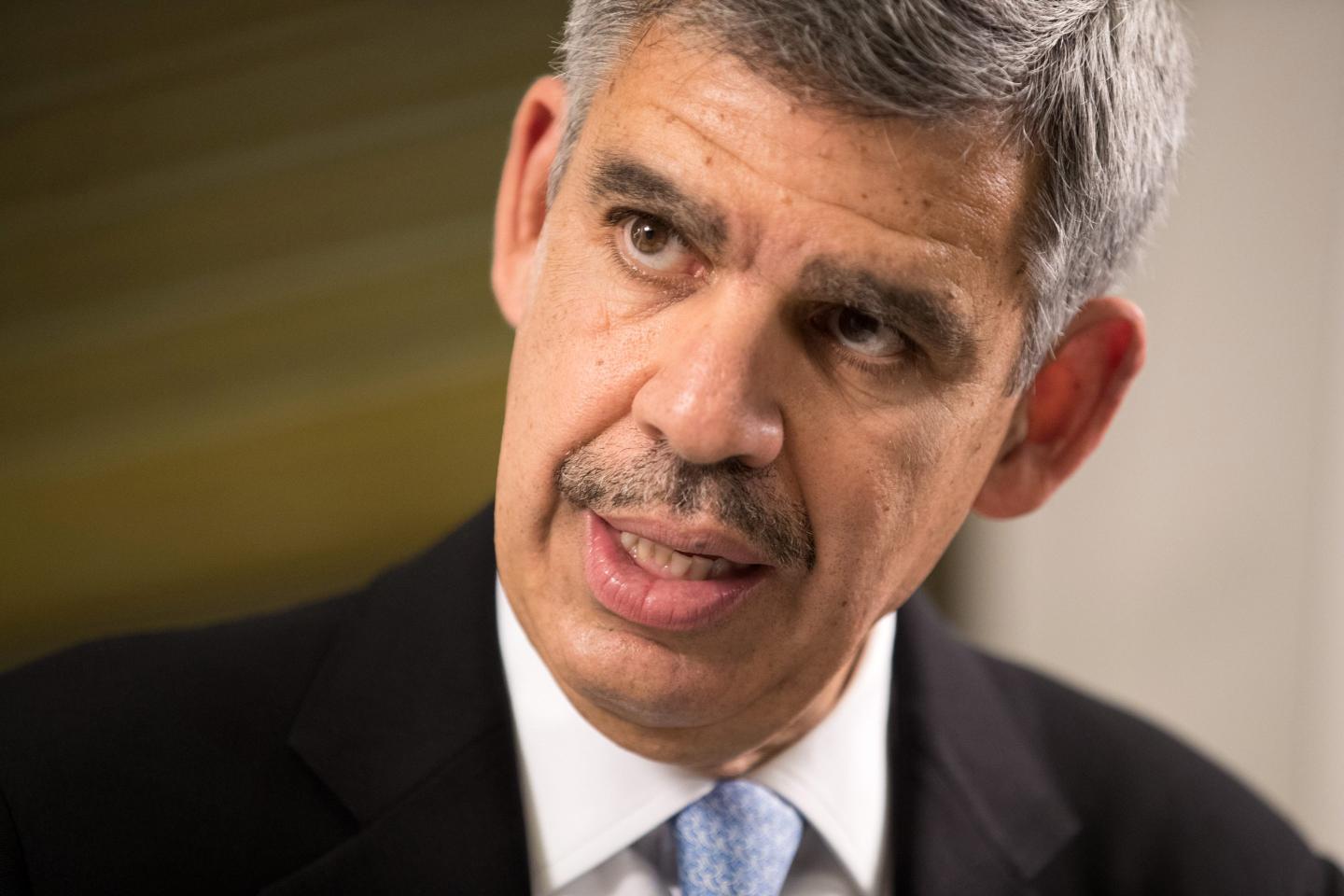 Mohamed El-Erian speaks during an interview at the 2016 Barclays Asia Forum in Singapore.