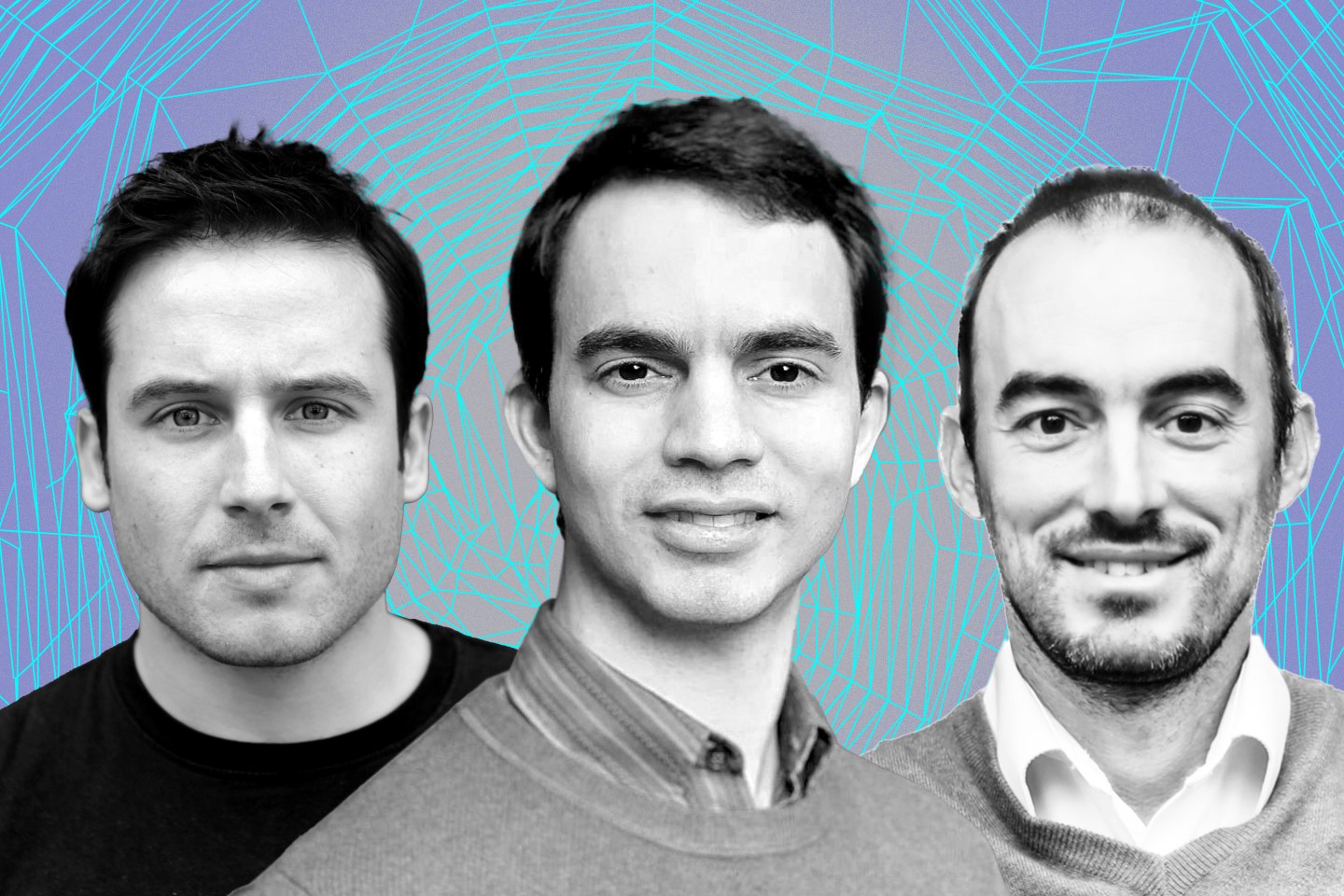 Proven was started in 2022 by cofounders with experience in the financial world including CEO Rich Dewey (left), Agustin Lebron (right), and Craig Newbold.