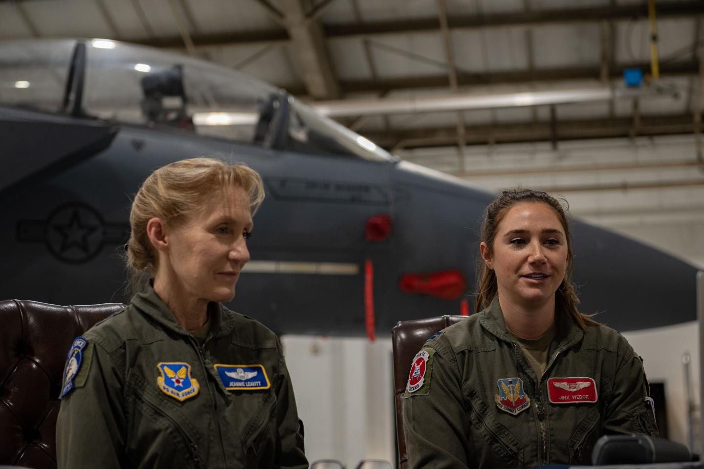 The first female fighter pilot in the U.S. Air Force says 30 years of women in combat has made the military stronger