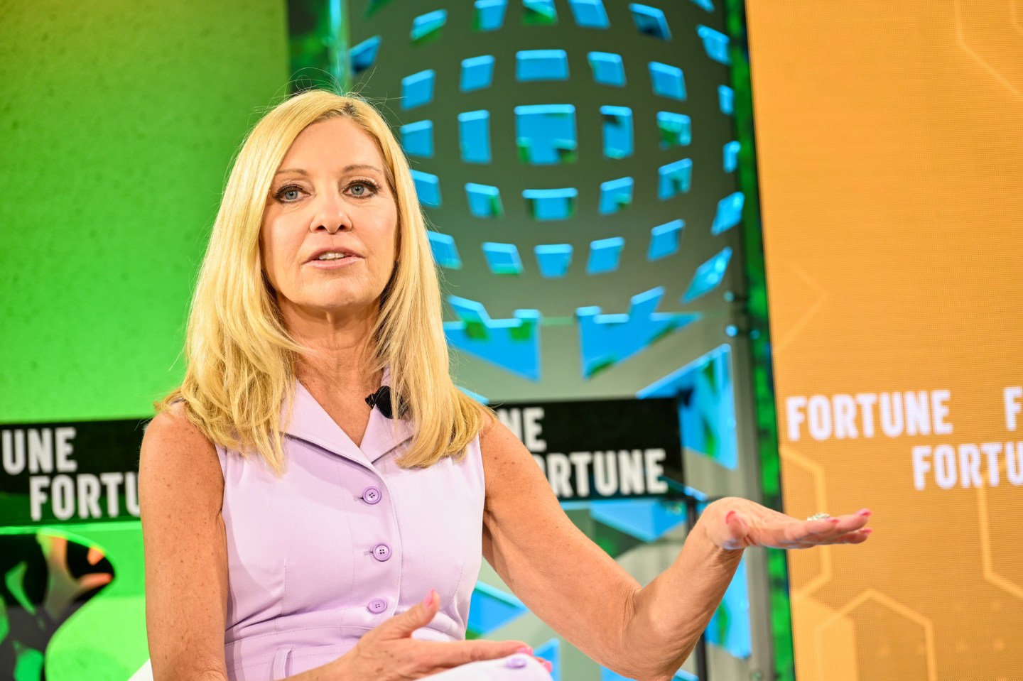 CVS Health CEO Karen Lynch speaks at Fortune Brainstorm Health on April 25, 2023.