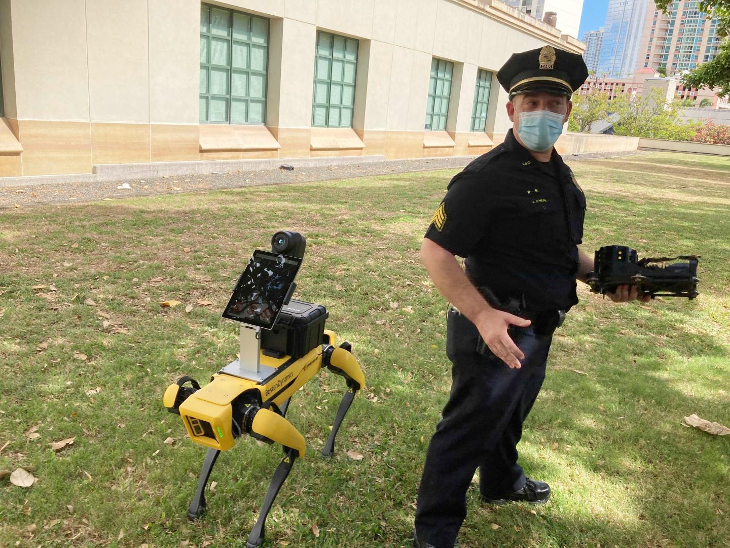 Police robot dog