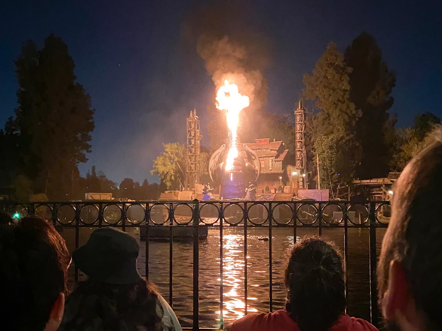 Disneyland fire-breathing dragon bursts into flames during live ‘Fantasmic!’ show