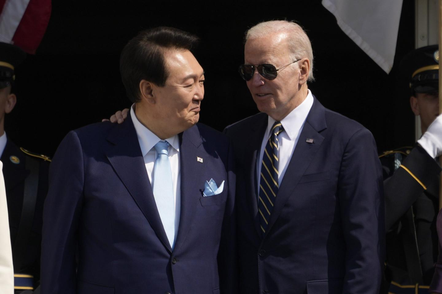 Biden announces a new more robust nuclear agreement with South Korea to meet increasing threats from Kim Jong Un