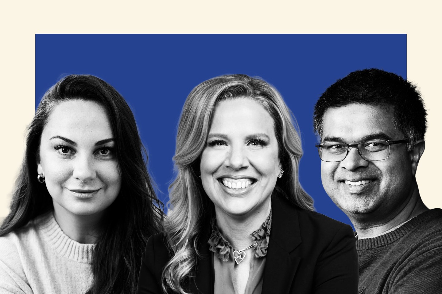Jennie Rogerson, global head of people at Canva; Jacqui Canney, chief people officer at ServiceNow; Kausik Rajgopal, EVP of people and sourcing at PayPal.