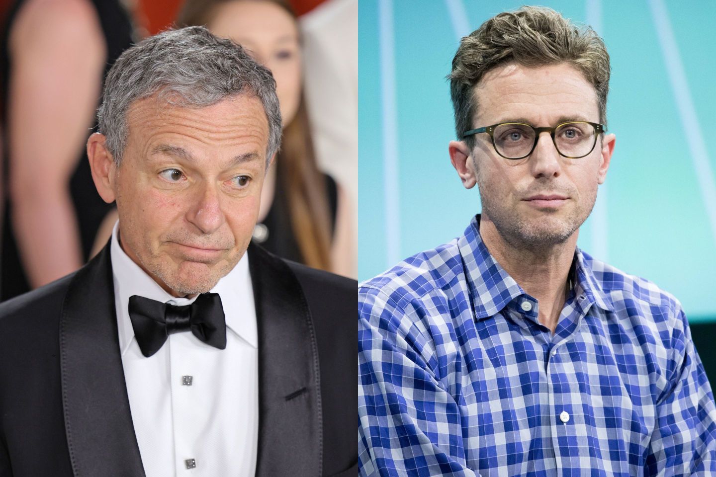 Jonah Peretti (right) turned down Bob Iger (left) in a bid for Disney to buy BuzzFeed in 2013.