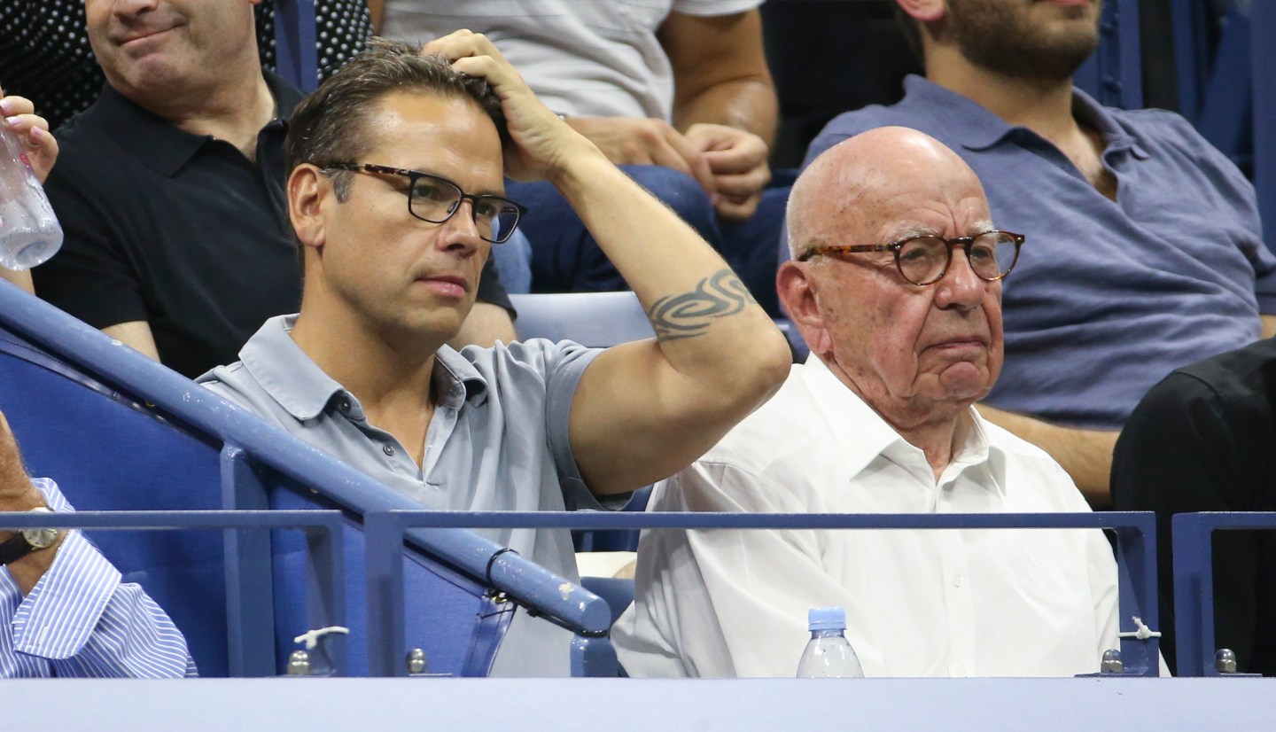 Lachlan Murdoch, Rupert Murdoch