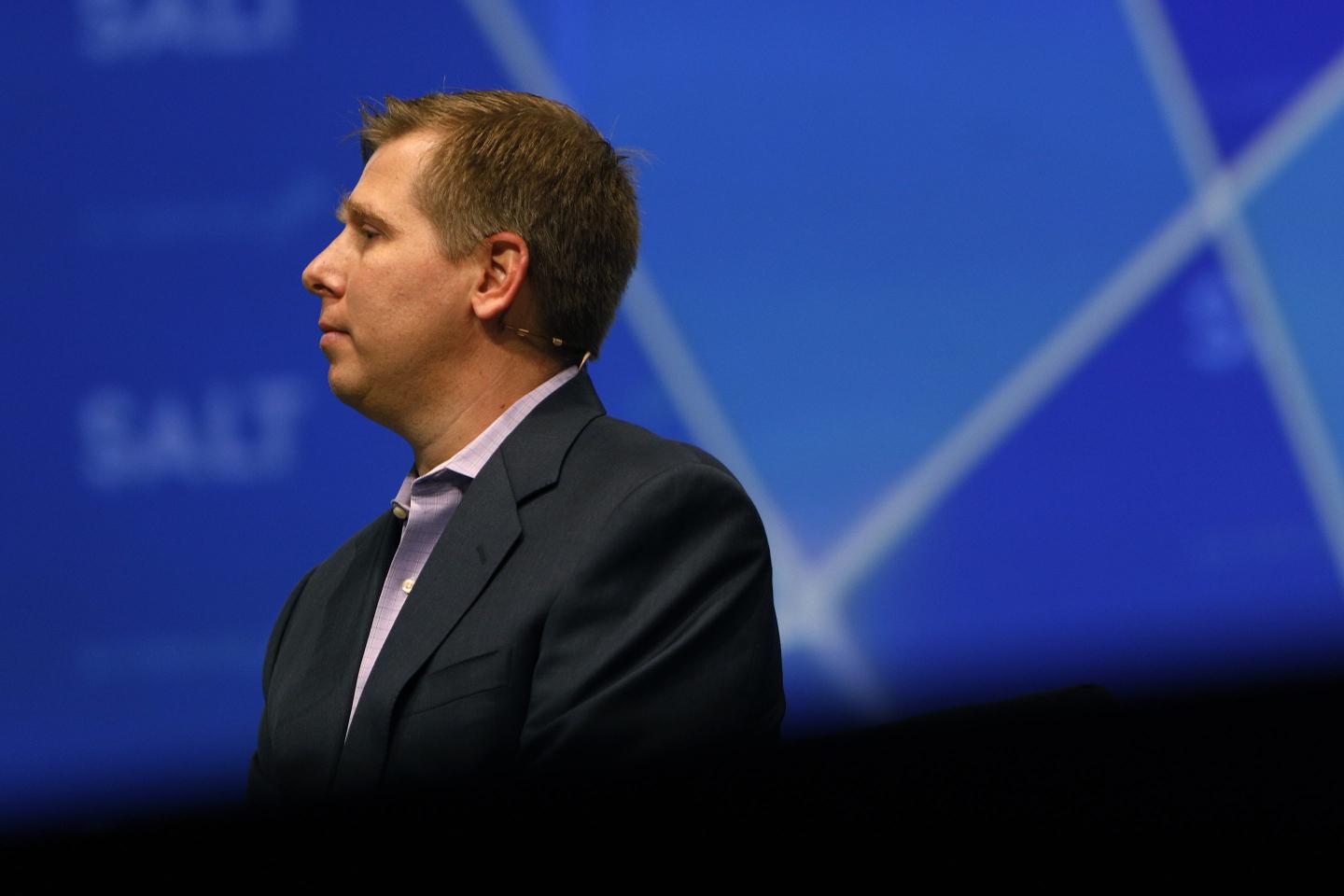 Barry Silbert on the stage.