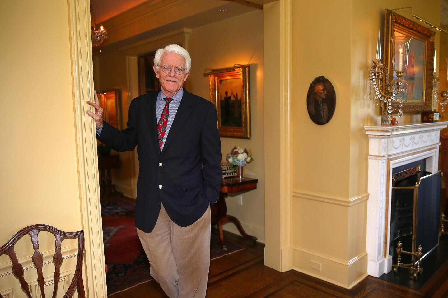 Peter Lynch, former manager of the Magellan Fund at Fidelity Investments, is photographed at home in Boston on Wednesday, June 1, 2016.