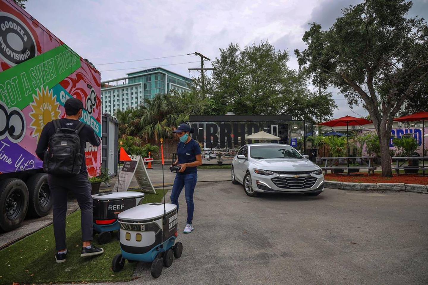 Uber Eats begins using robots to deliver food in one Virginia city
