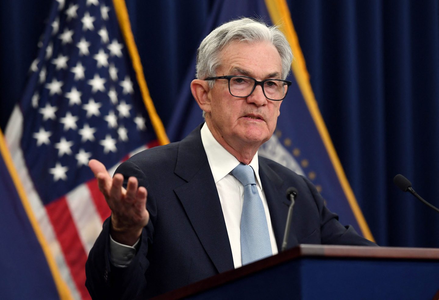 Federal Reserve Board Chair Jerome Powell in Washington, D.C., March 22, 2023.