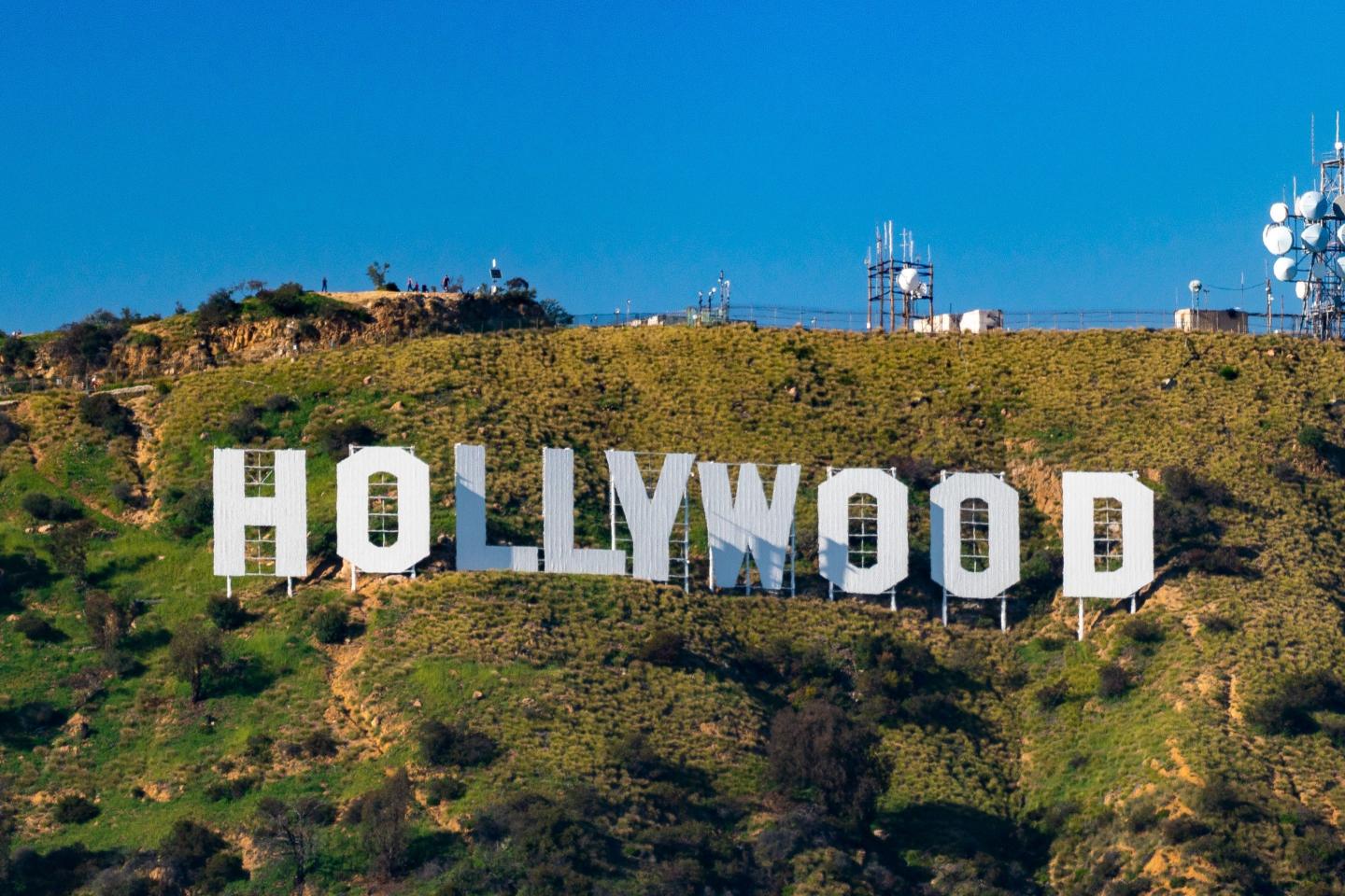 General views of the Hollywood Sign.