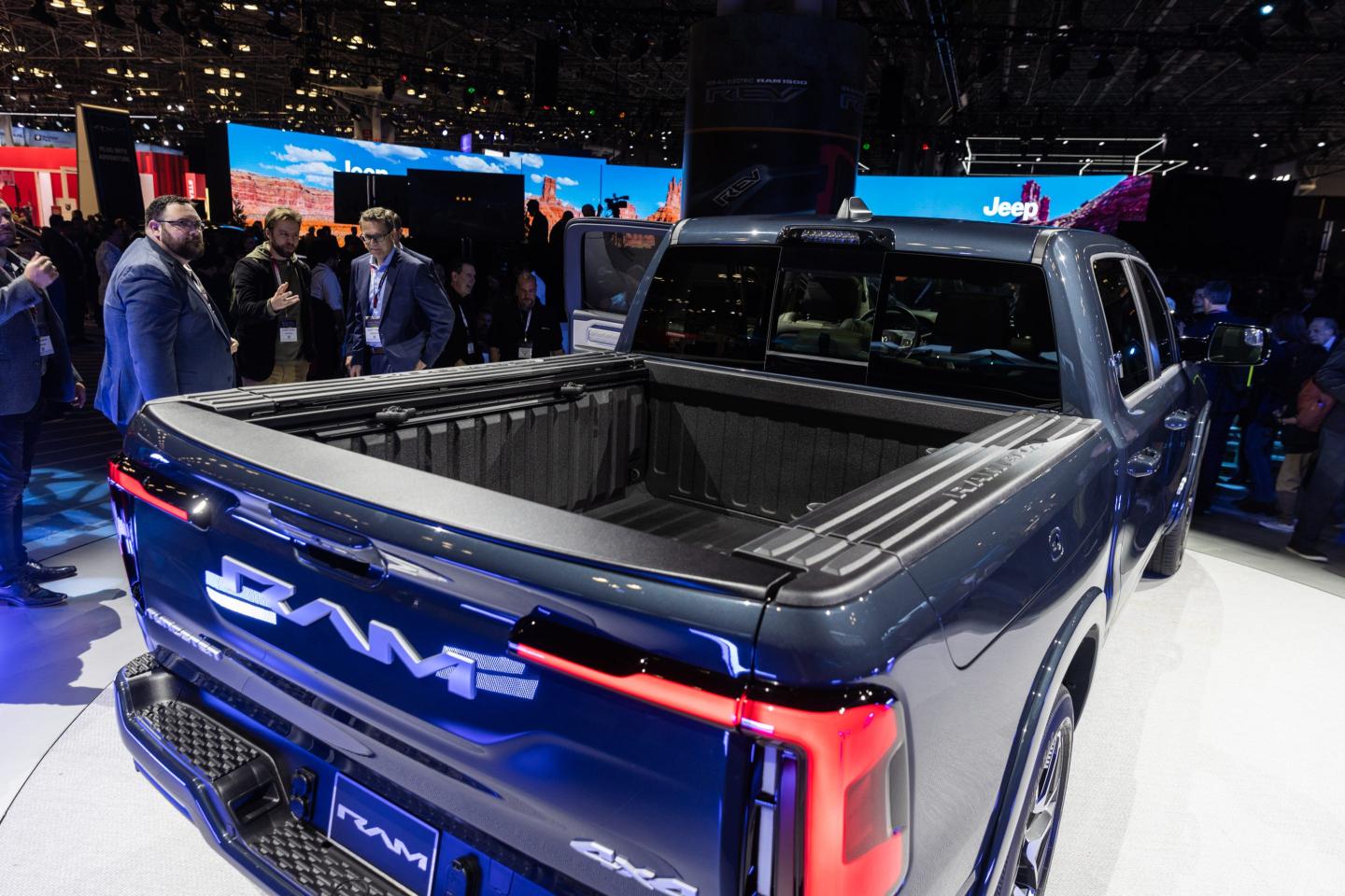 A Dodge 2024 Ram 1500 REV electric pickup.