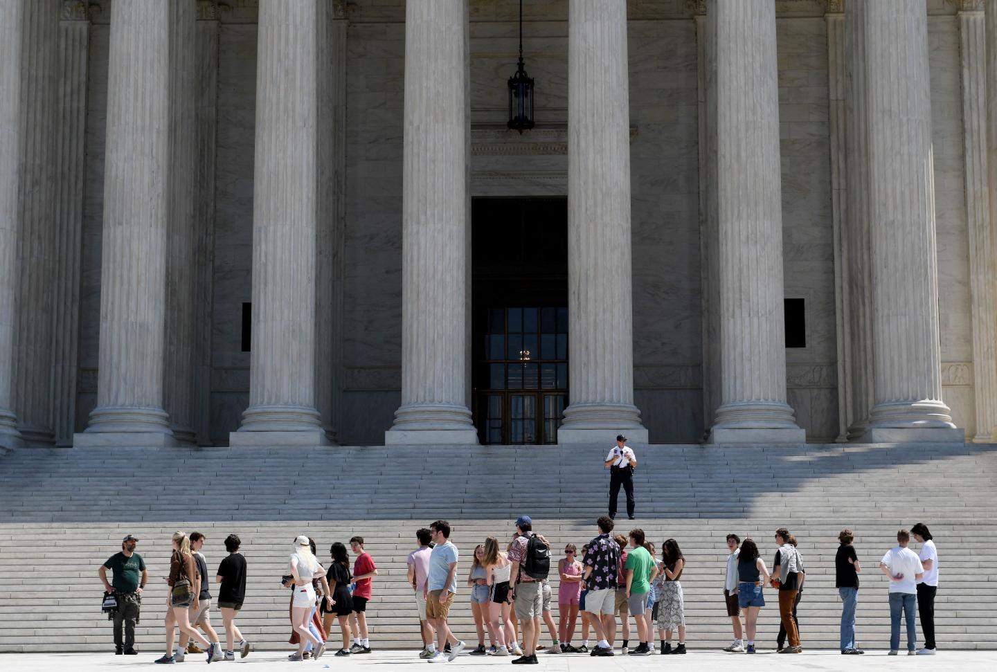 The Supreme Court building. 