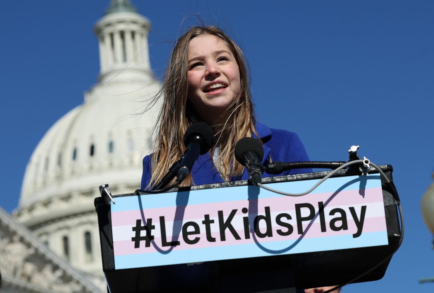 Schools would be unable to outright ban trans athletes under a new Biden plan aimed at keeping all students ‘free from discrimination’