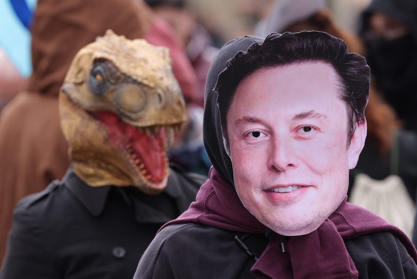 Elon Musk protest