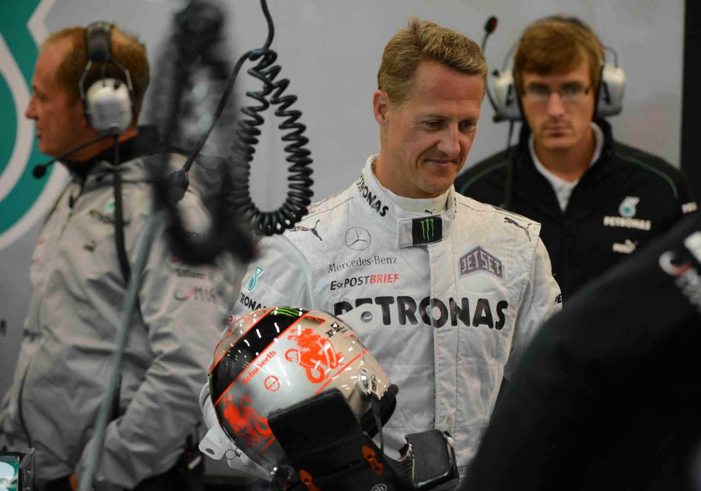 F1 driver Michael Schumacher in 2012