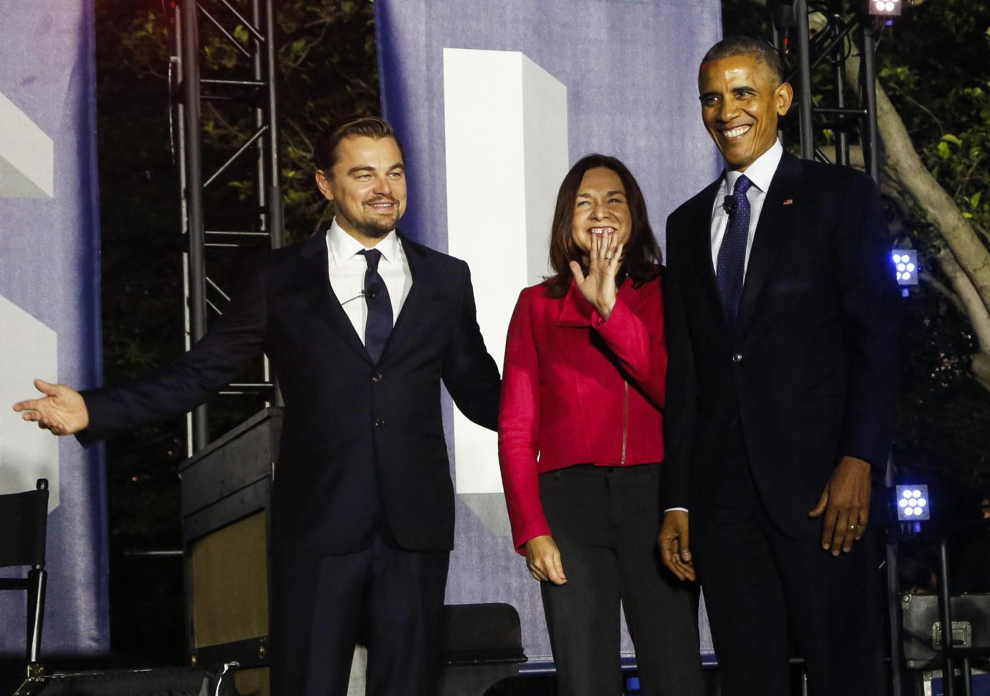 DiCaprio and Obama