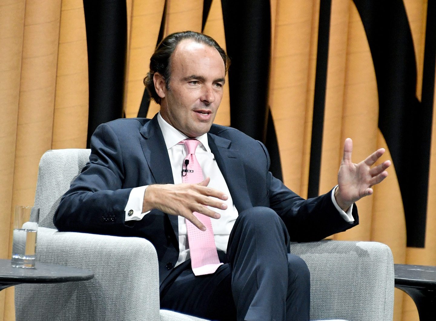 Principal at Hayman Capital Management, Kyle Bass, speaks onstage during "The Disruptive Investor" at the Vanity Fair New Establishment Summit at Yerba Buena Center for the Arts on October 19, 2016 in San Francisco, California.