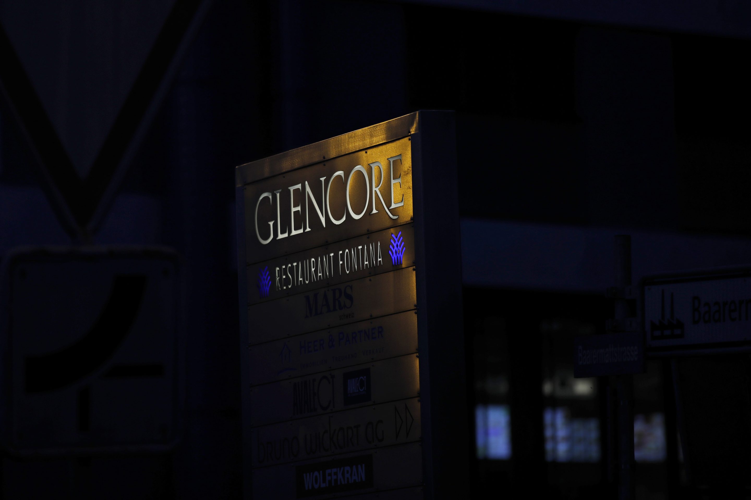 Glencore Plc's headquarters office in Baar, Switzerland.