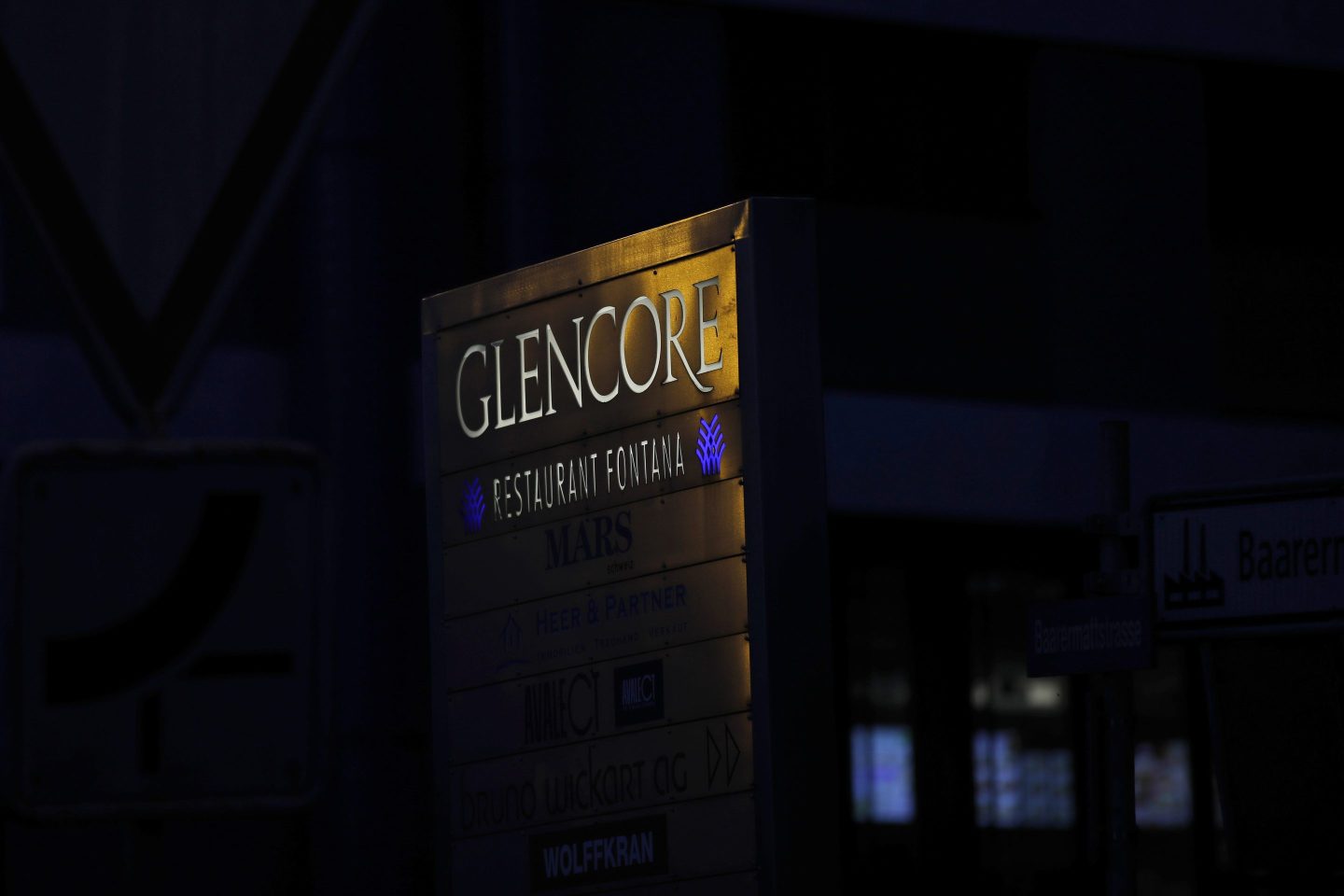 Glencore Plc's headquarters office in Baar, Switzerland.