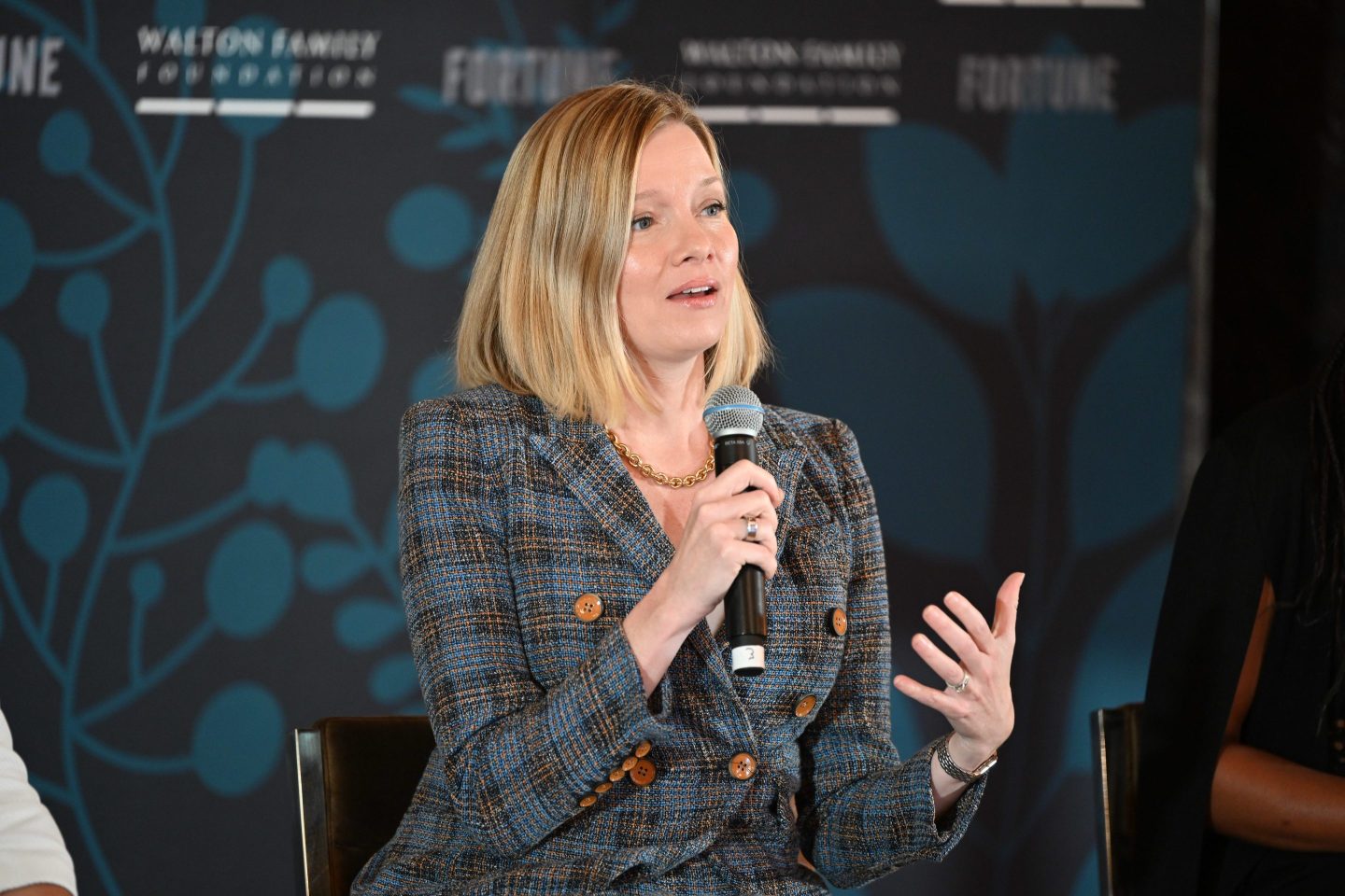 Kristen Soltis Anderson speaks at Fortune's MPW Next Gen conference on Tuesday in San Diego.