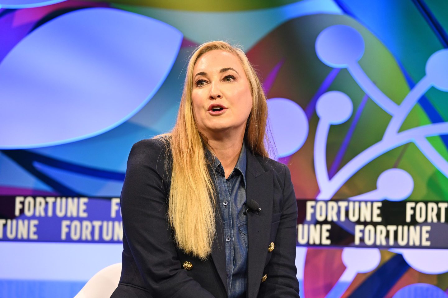 Dominion Voting Systems EVP of operations Nicole Nollette discusses the company's record-breaking Fox News settlement at Coins2Day MPW Next Gen.