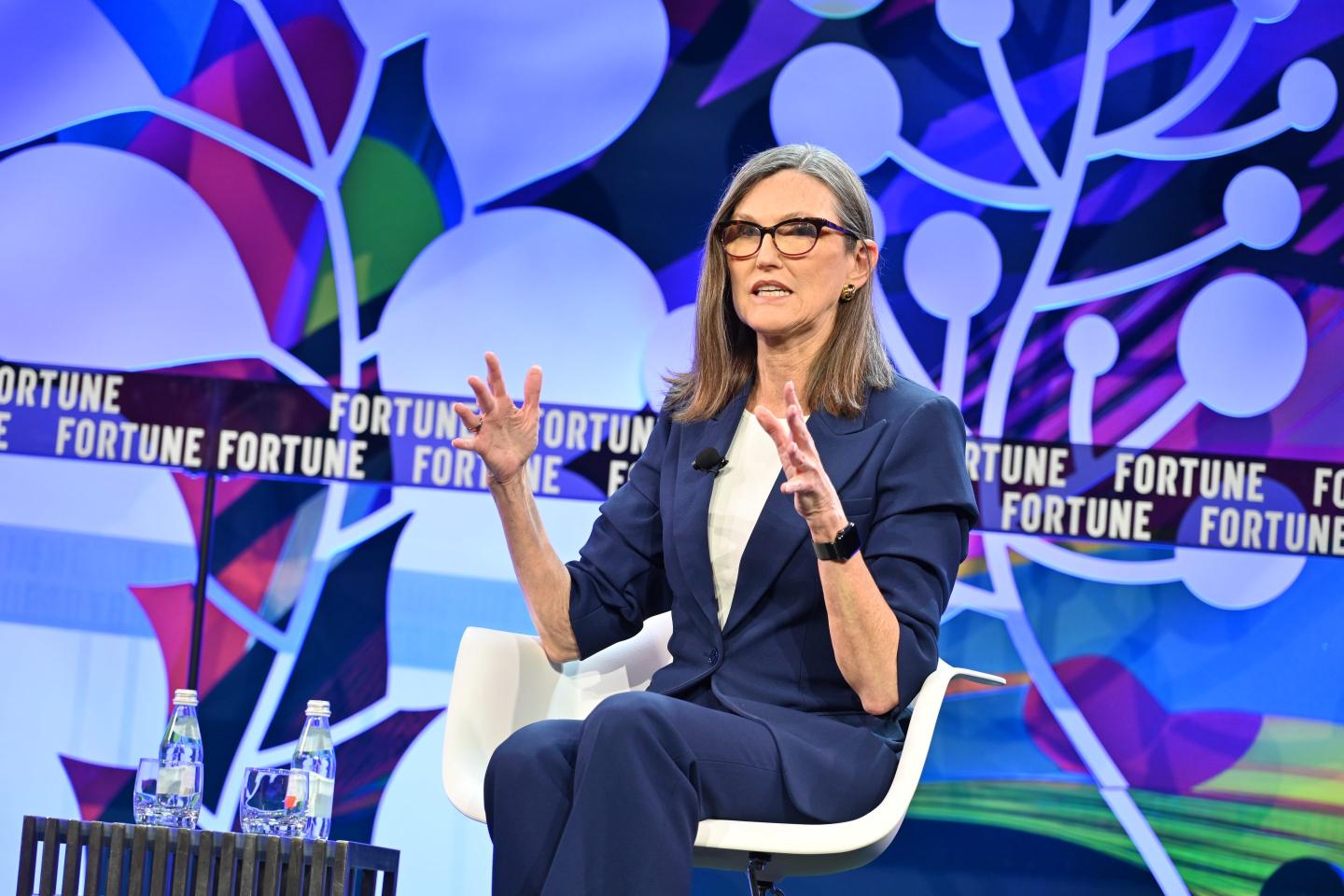 Cathie Wood at Fortune's MPW Next Gen 2023 conference.