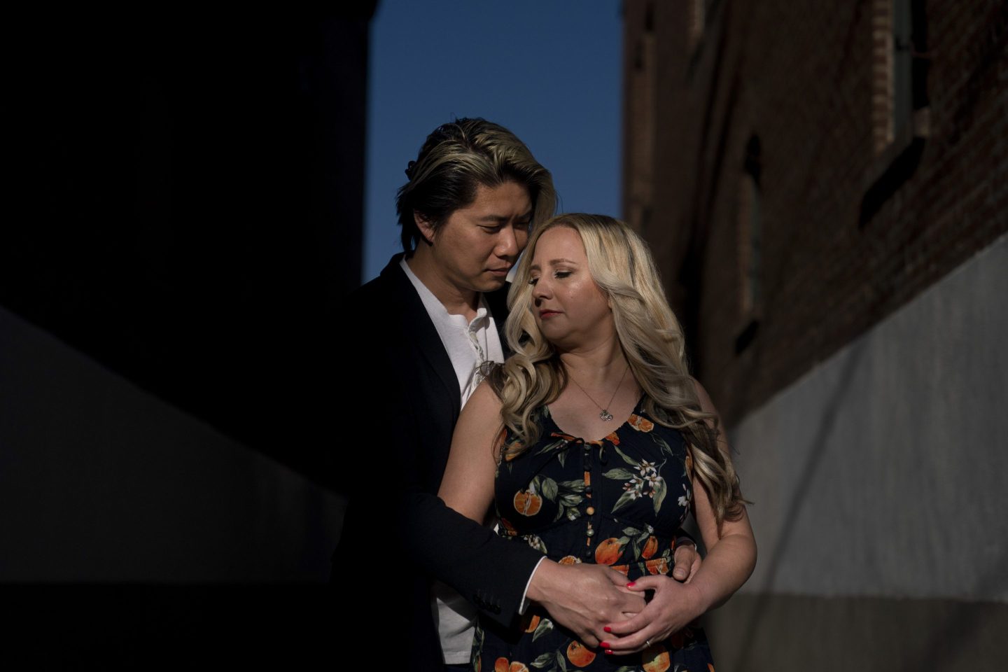 Jessica Tincopa and her husband, Rob Tran, in Orange, Calif., on May 5, 2023. Tincopa may leave the photography business she spent 14 years building for one reason: to find coverage for fertility treatment.