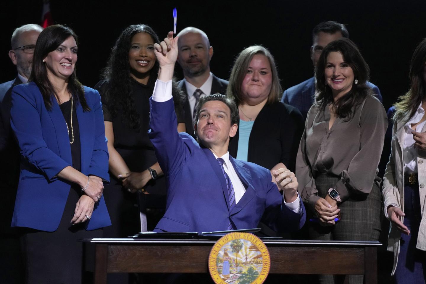 Penguin Random House is suing a Florida school district over DeSantis-style book ban calling the censorship a ‘direct threat to democracy’