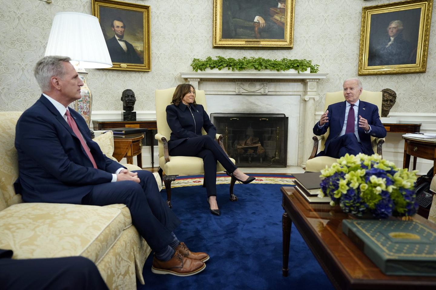 Biden and House Speaker Kevin McCarthy name negotiators to broker debt ceiling deal, shifting talks into encouraging new phase