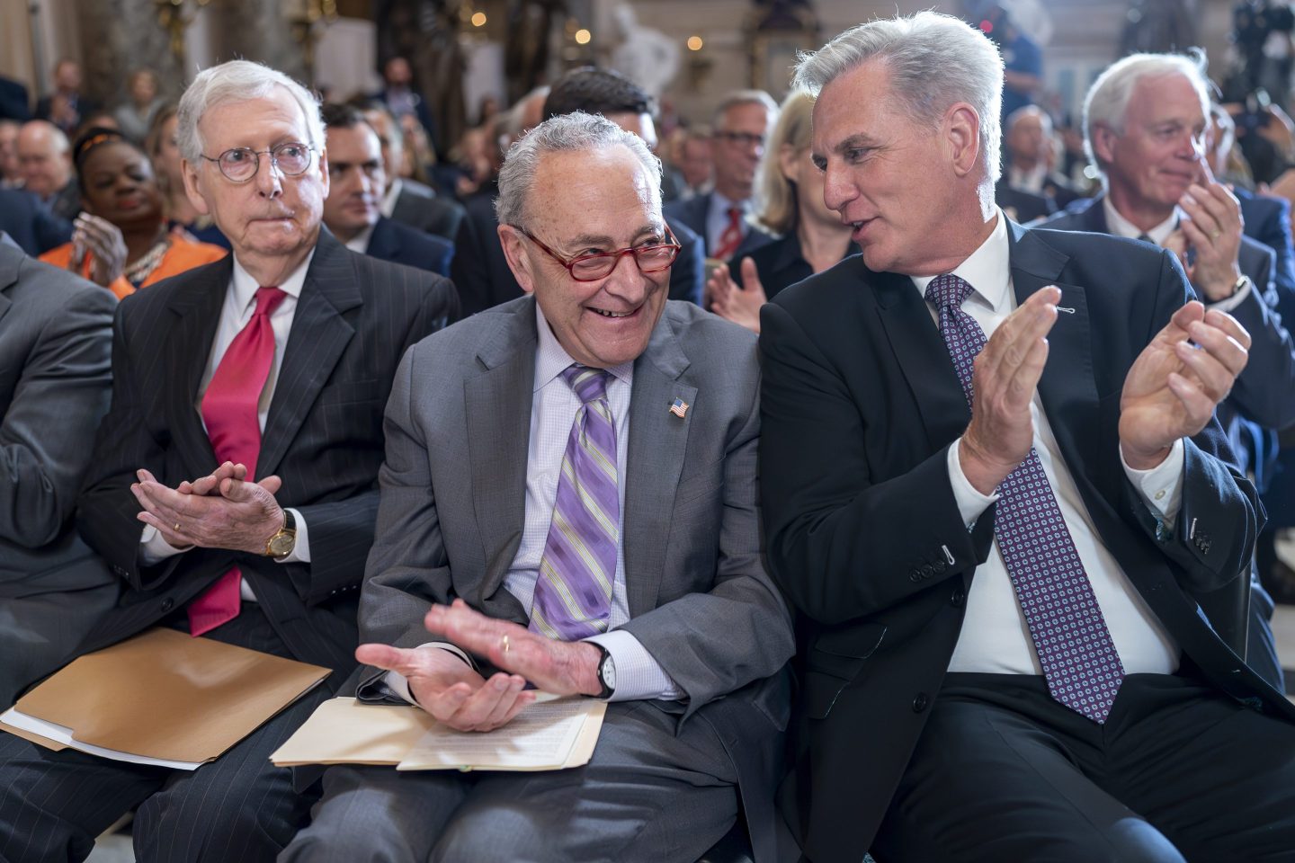 Mitch McConnell, Chuck Schumer, Kevin McCarthy