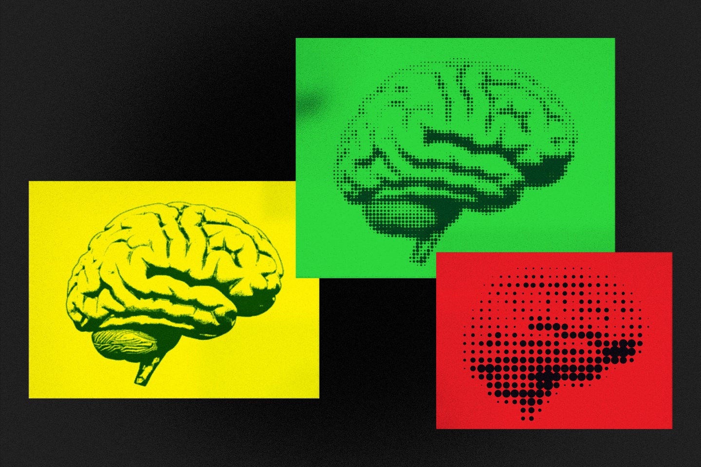 illustration of a.i. crypto brains