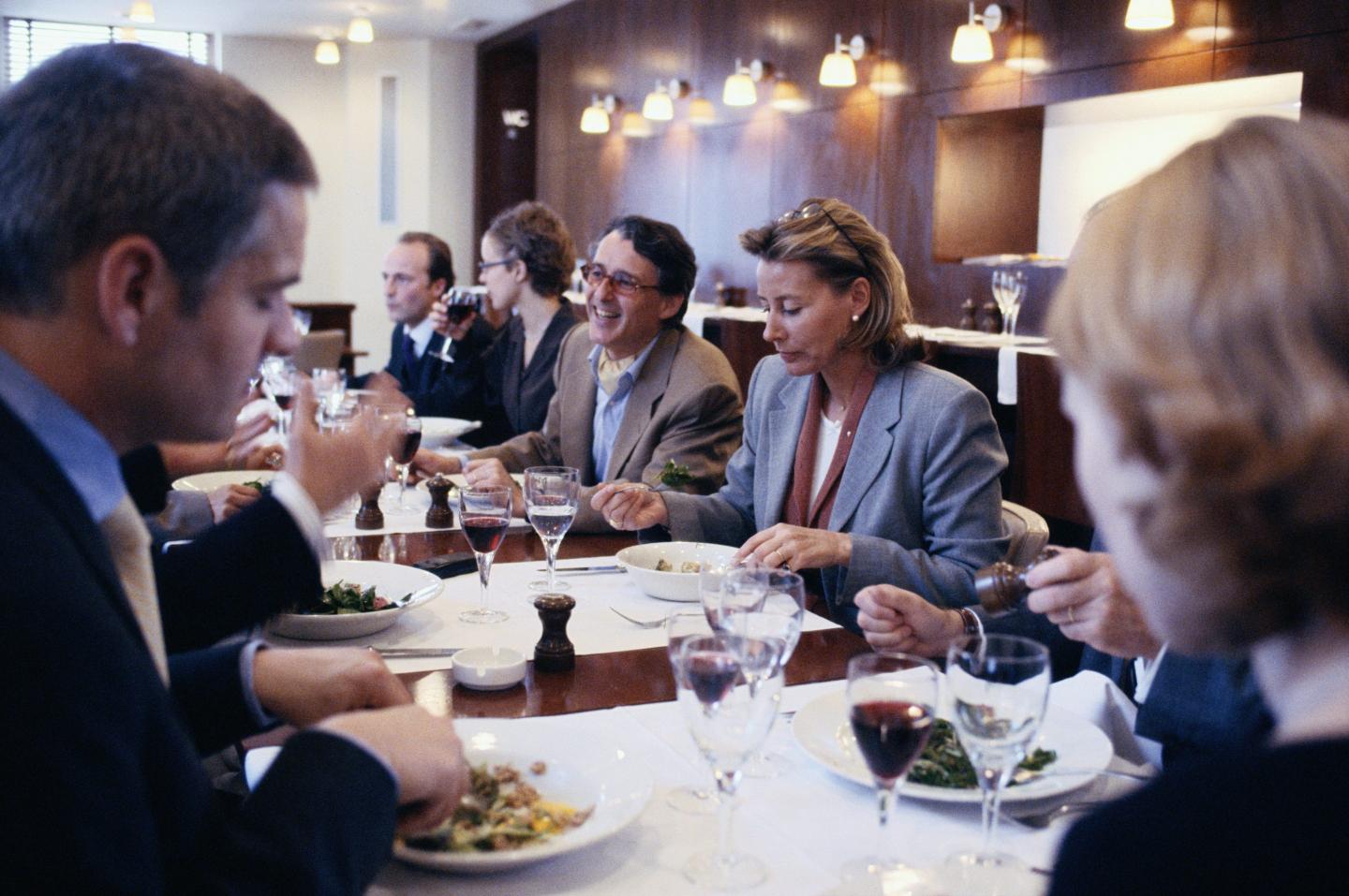 Business lunches are coming back as workers return to the office and embrace their old corporate habits