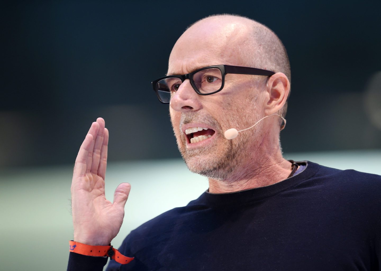 Scott Galloway, lecturer in Marketing at New York University, speaking at the DLD (Digital-Life-Design) conference in Munich, Germany, 18 January 2016.
