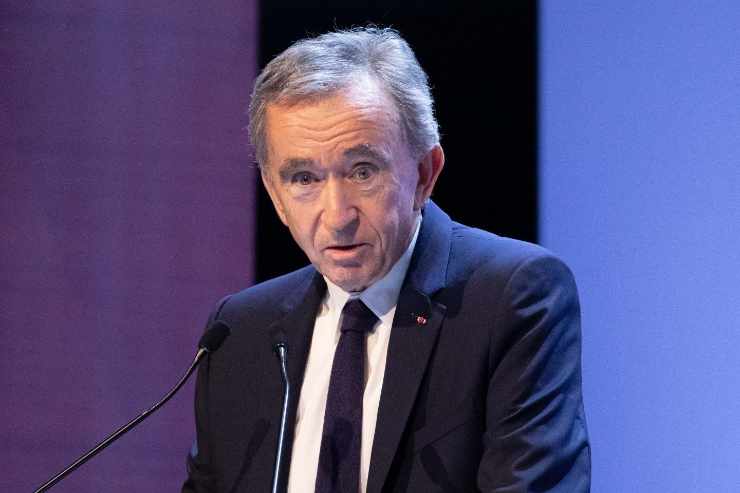 LVMH Moet Hennessy Louis Vuitton SE Chief Executive Officer Bernard Arnault Presents Earnings