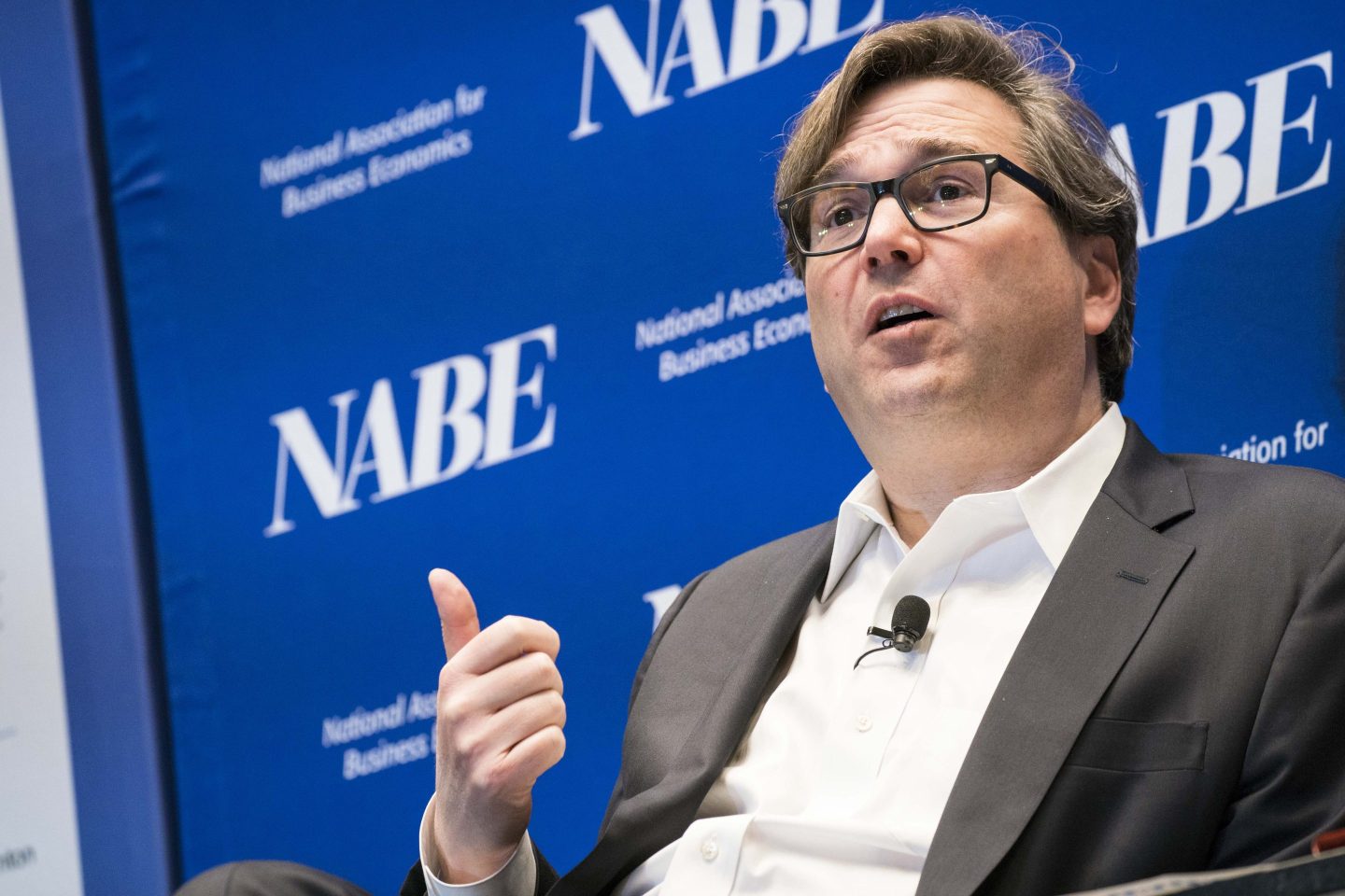Jason Furman, professor at Harvard University's John F. Kennedy School of Government, speaks during the National Association of Business Economics (NABE) economic policy conference in Washington, D.C., U.S., on Tuesday, Feb. 25, 2020.