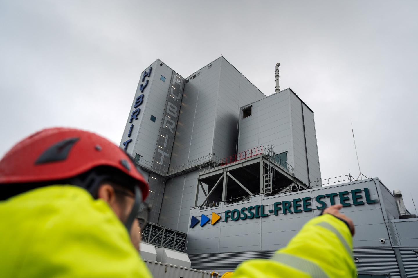 The Hybrit fossil-free steel plant in Lulea, Sweden