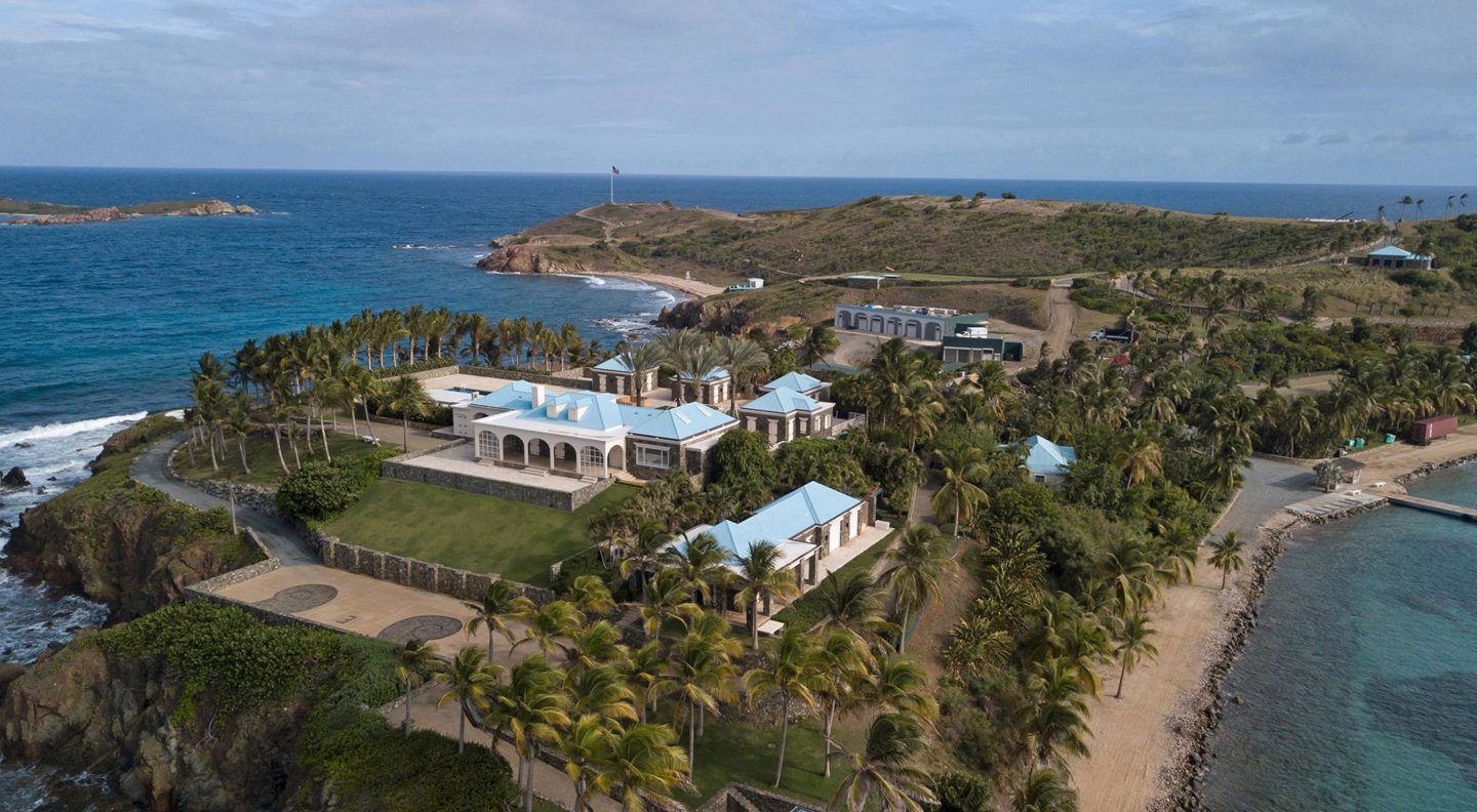 Little St James, formerly owned by Jeffrey Epstein, features a range of properties and beaches.