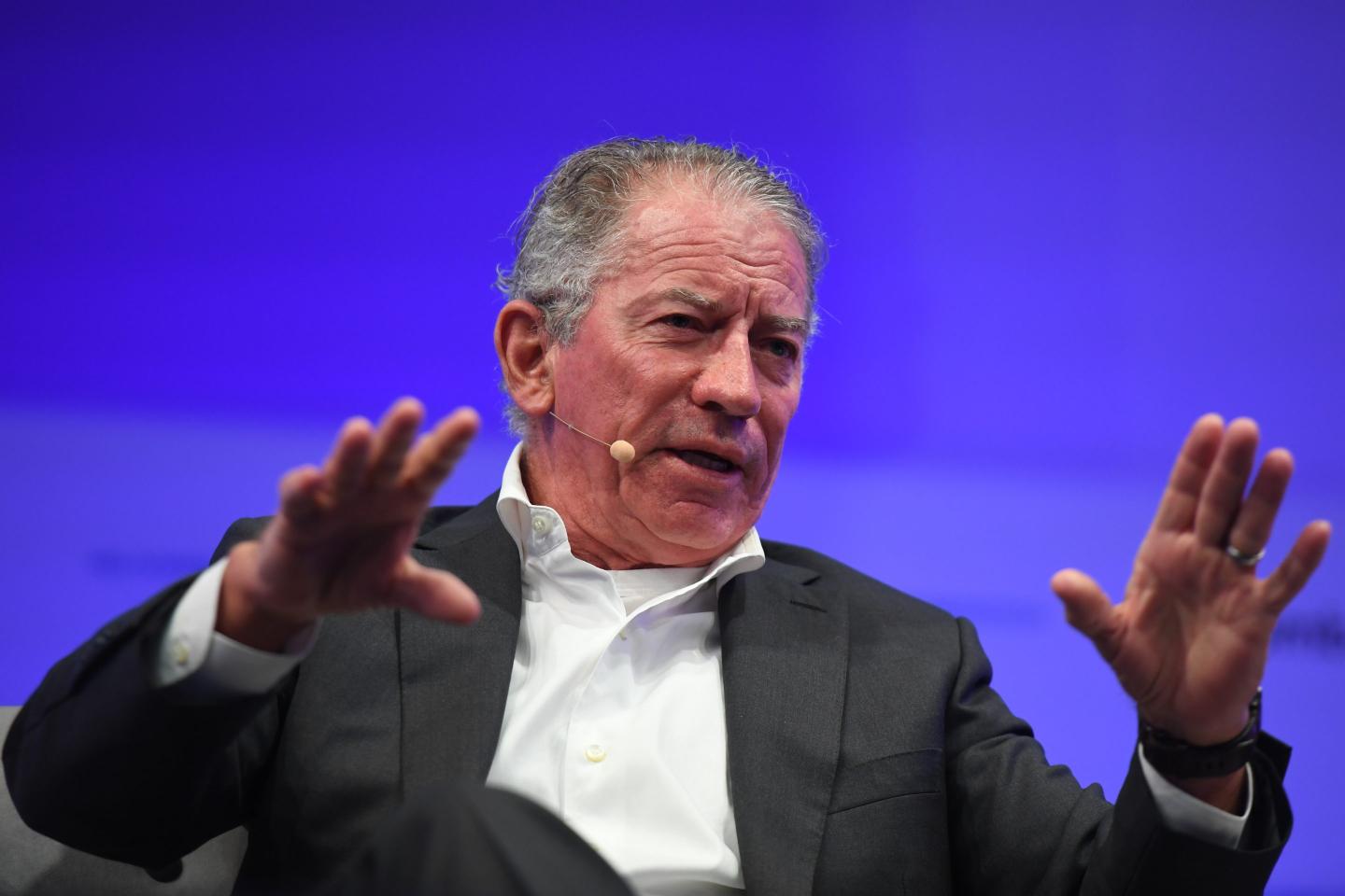 Thomas M. Siebel, chief executive officer of C3.AI Inc., during a panel session at the Bloomberg Tech Summit in London, on Sept. 28, 2022.
