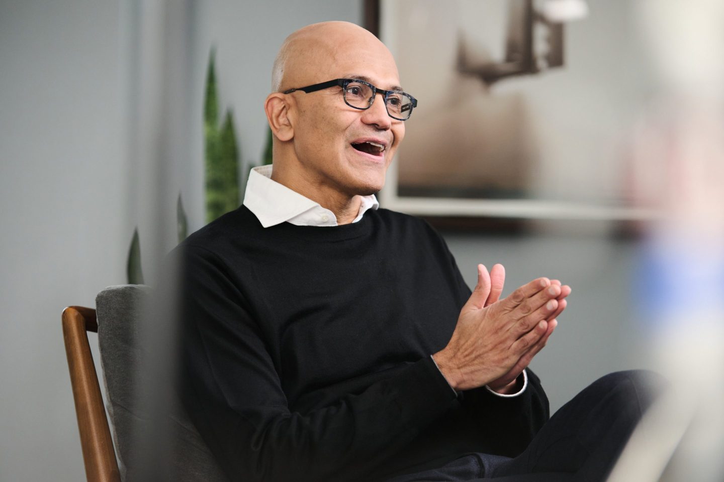 Satya Nadella, CEO of Microsoft.