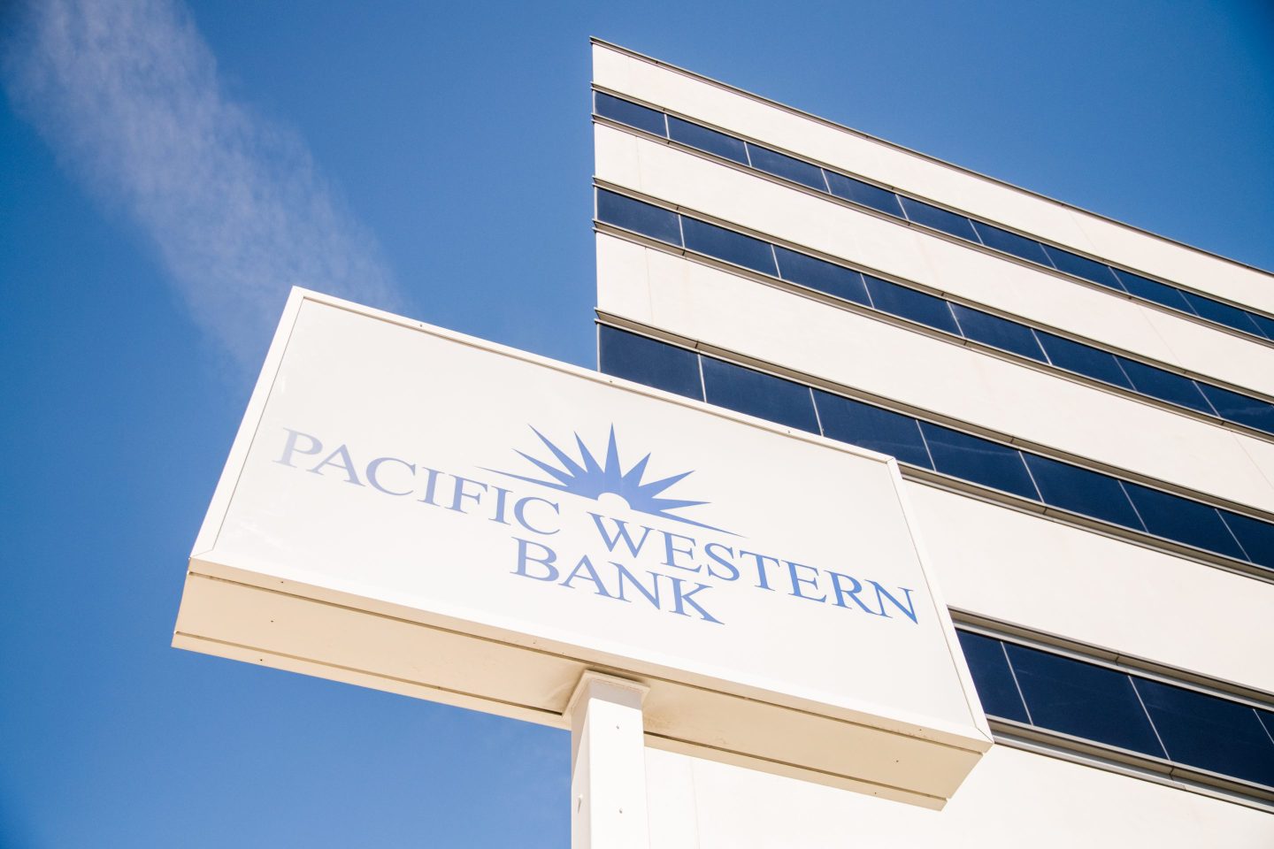 A Pacific Western Bank branch in Encino, Calif.