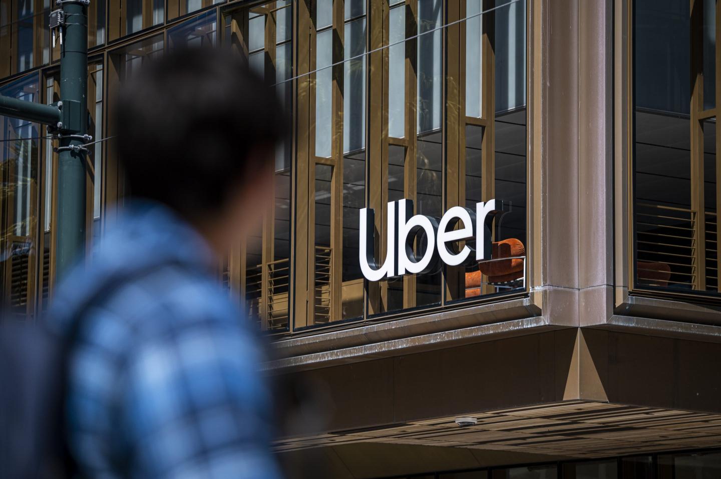 Uber headquarters in San Francisco, California, US