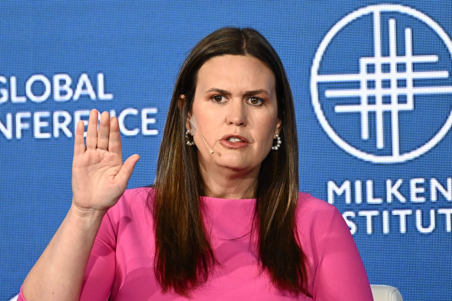 Sarah Huckabee Sanders, Governor of Arkansas, speaks