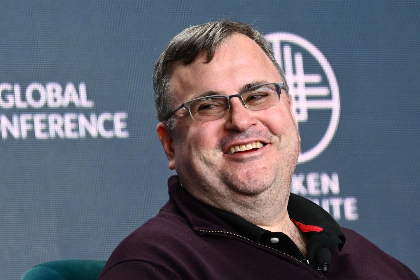 LinkedIn founder Reid Hoffman at the Milken Institute's Global Conference