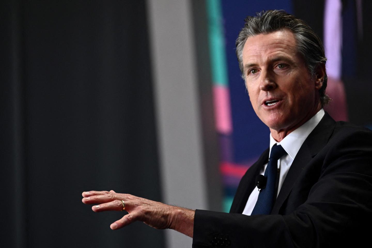 California Governor Gavin Newsom.