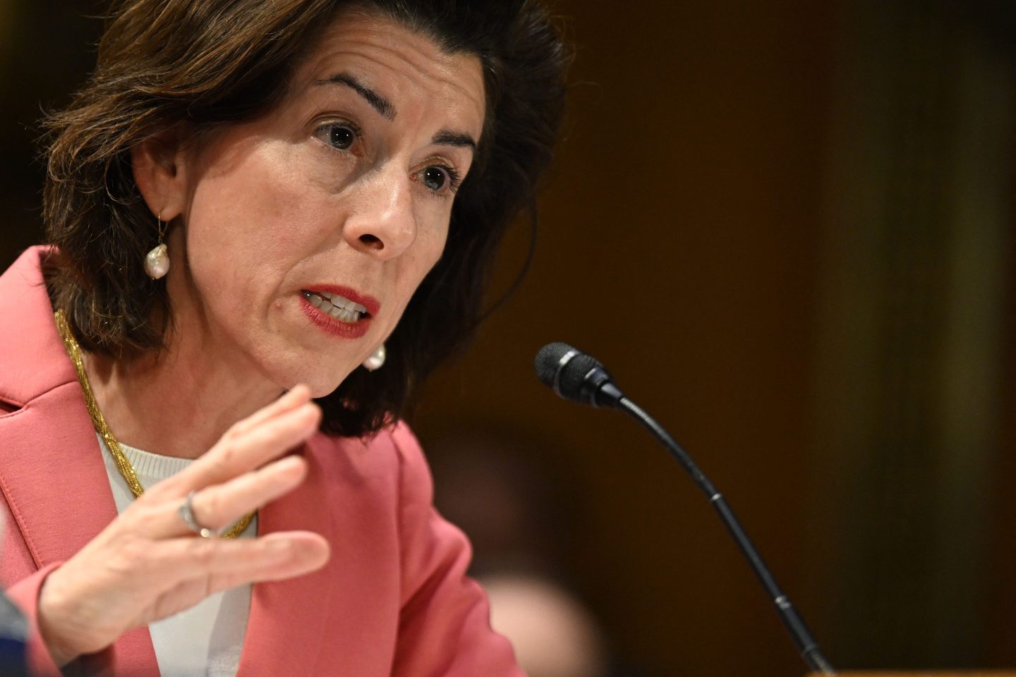 U.S. Secretary of Commerce Gina Raimondo.