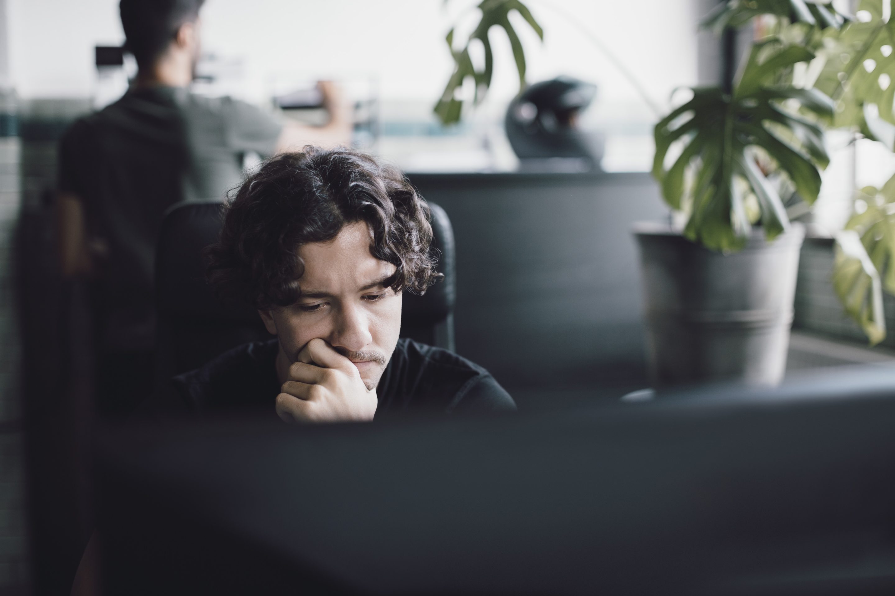 man at laptop